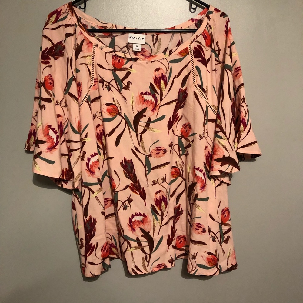 Floral glory tunic
